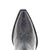 Close-up of a cowboy boot with intricate stitching on a white background