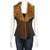 ABSTRACT SHEARLING VEST