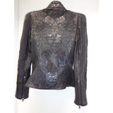 BLACK LEATHER JACKER