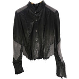 OLD GRINGO METAL MESH LEATHER JACKET-Black